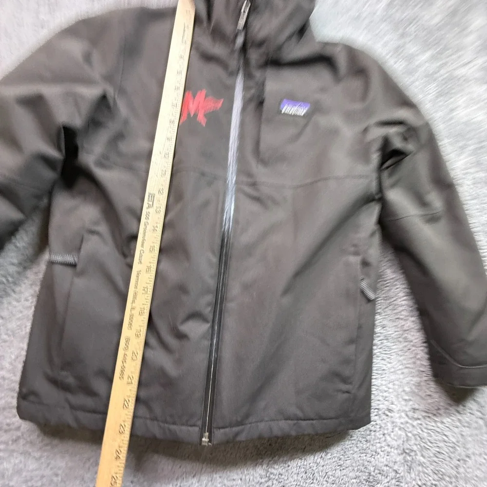 Patagonia Kid's 4 -in-1 Hooded Jacket MAC Ski & Snowboard Brown M 8-10 EUC